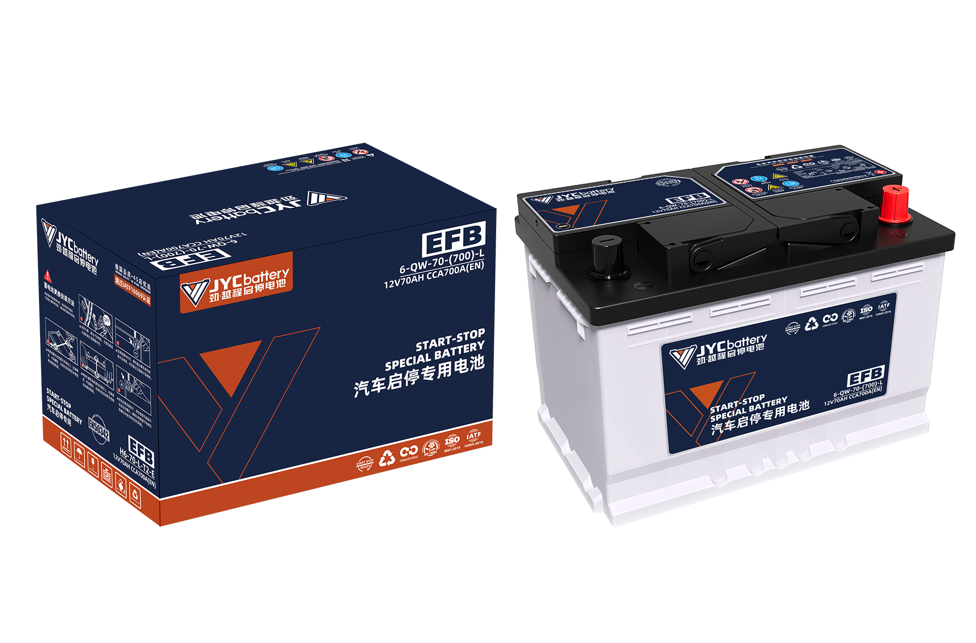 汽车启停专用AGM蓄电池